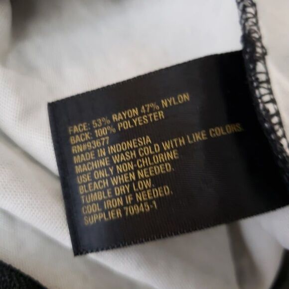 Worthington Black Floral Lace Straight Midi Skirt womens 14 L Evening Sexy large - Picture 7 of 7